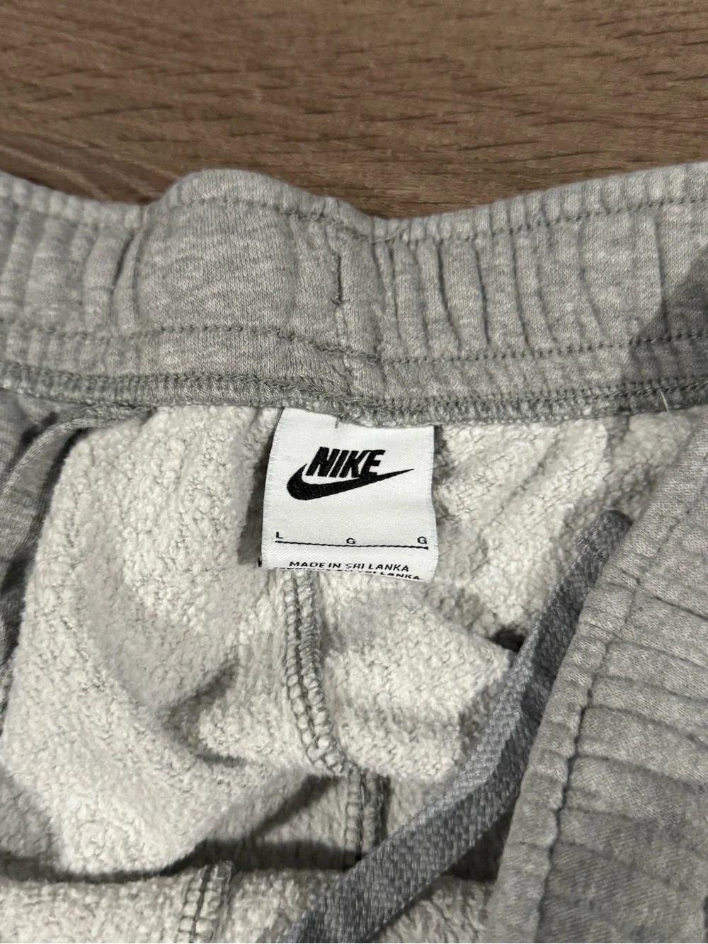 Nike Light Gray Kids' Fleece Joggers